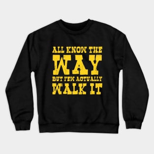 Zen Buddhism Spaghetti Western Style {Vintage} Crewneck Sweatshirt